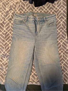 American Eagle Outfitters Light Wash Straight Leg Jeans